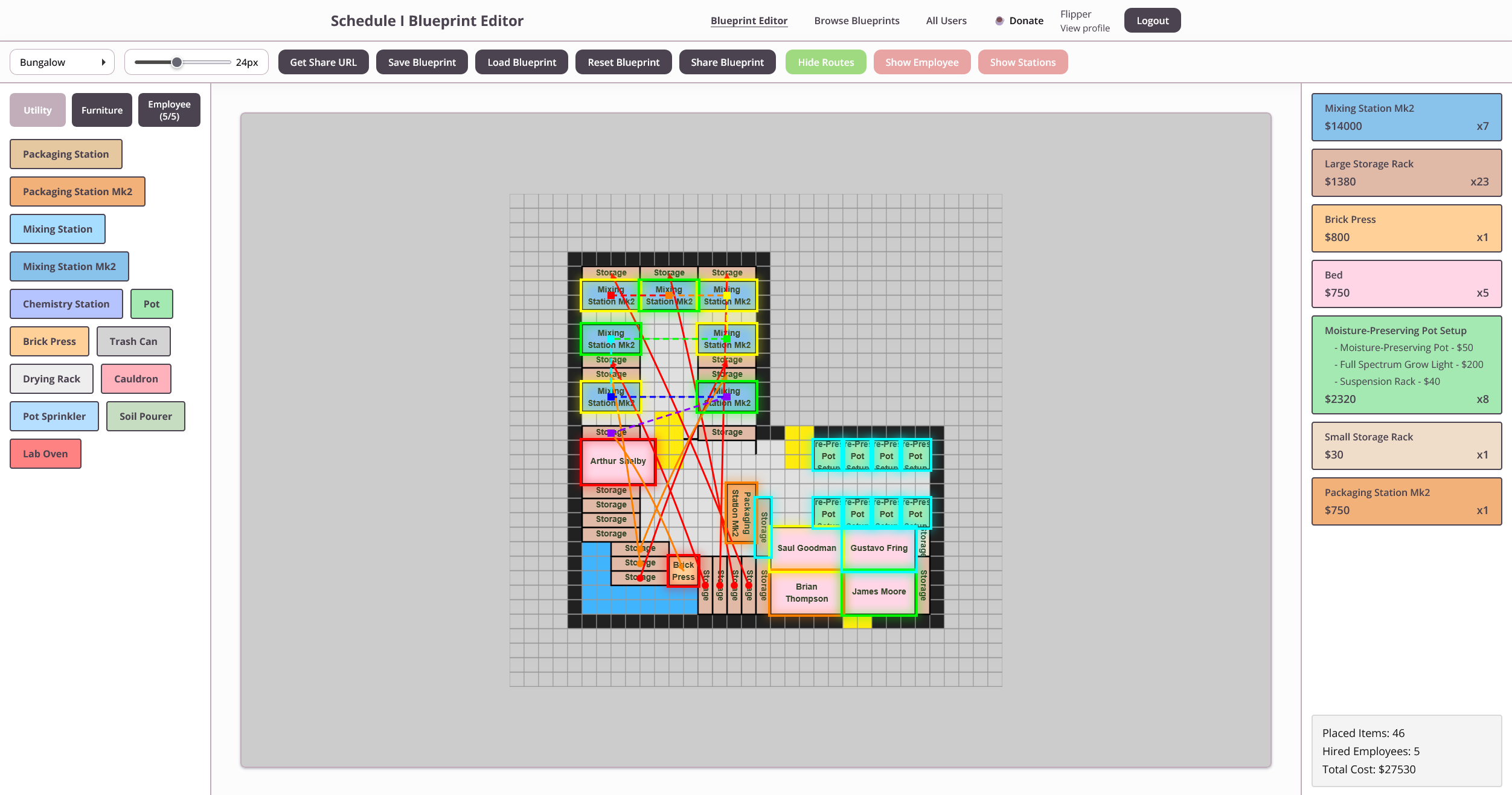 Schedule I Blueprint Editor